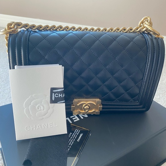 Chanel Leboy Black Gold Medium Calfskin - Picture 6 of 10